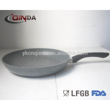 Ustensiles de cuisson antiadhésifs wok électrique en aluminium poêle à frire ronde